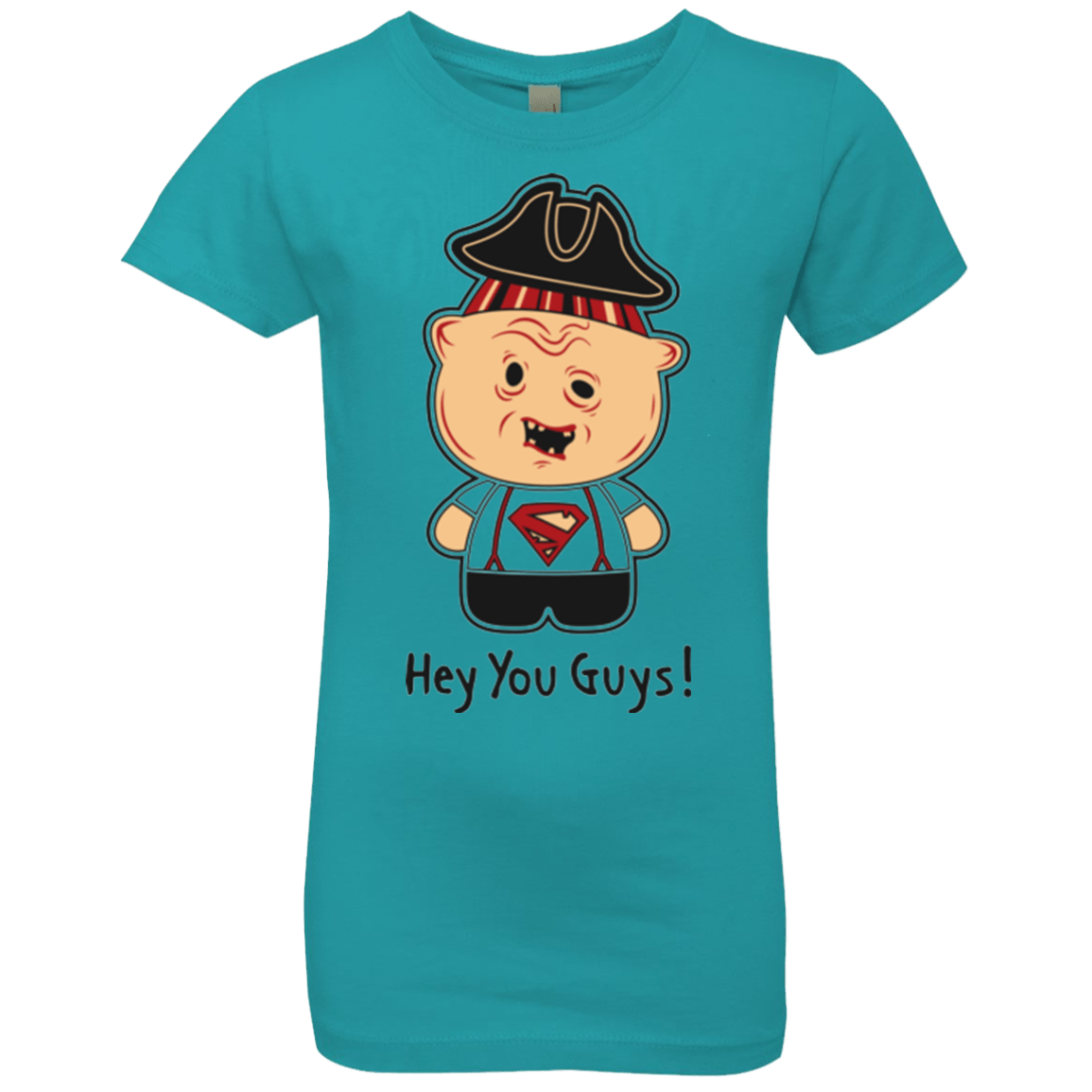 T-Shirts Tahiti Blue / YXS Hey You Guys Girls Premium T-Shirt