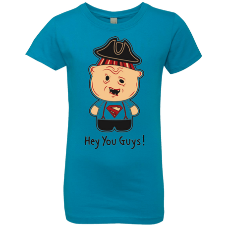 T-Shirts Turquoise / YXS Hey You Guys Girls Premium T-Shirt
