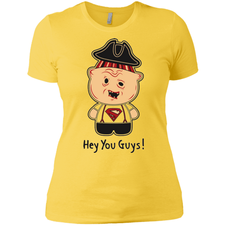 T-Shirts Vibrant Yellow / X-Small Hey You Guys Women's Premium T-Shirt