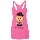 T-Shirts Vintage Pink / X-Small Hey You Guys Women's Triblend Racerback Tank
