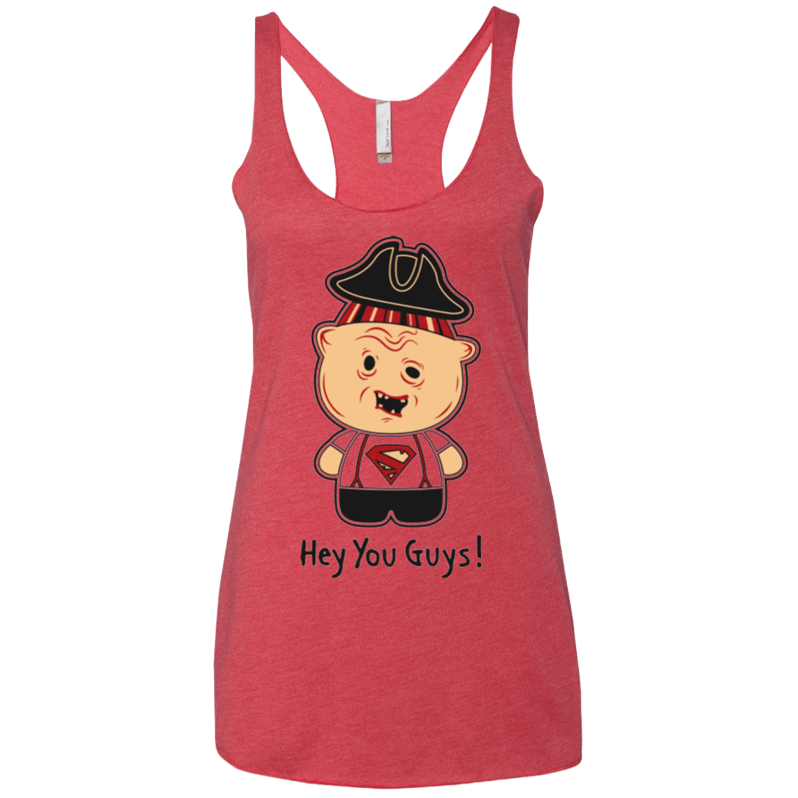 T-Shirts Vintage Red / X-Small Hey You Guys Women's Triblend Racerback Tank