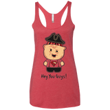 T-Shirts Vintage Red / X-Small Hey You Guys Women's Triblend Racerback Tank