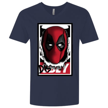 T-Shirts Midnight Navy / X-Small Hi there Men's Premium V-Neck