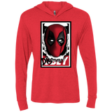 T-Shirts Vintage Red / X-Small Hi there Triblend Long Sleeve Hoodie Tee