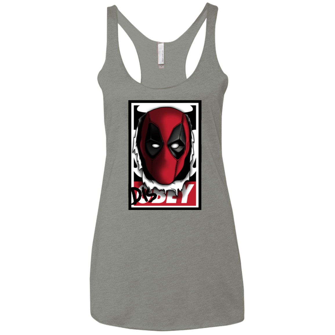 T-Shirts Venetian Grey / X-Small Hi there Women's Triblend Racerback Tank