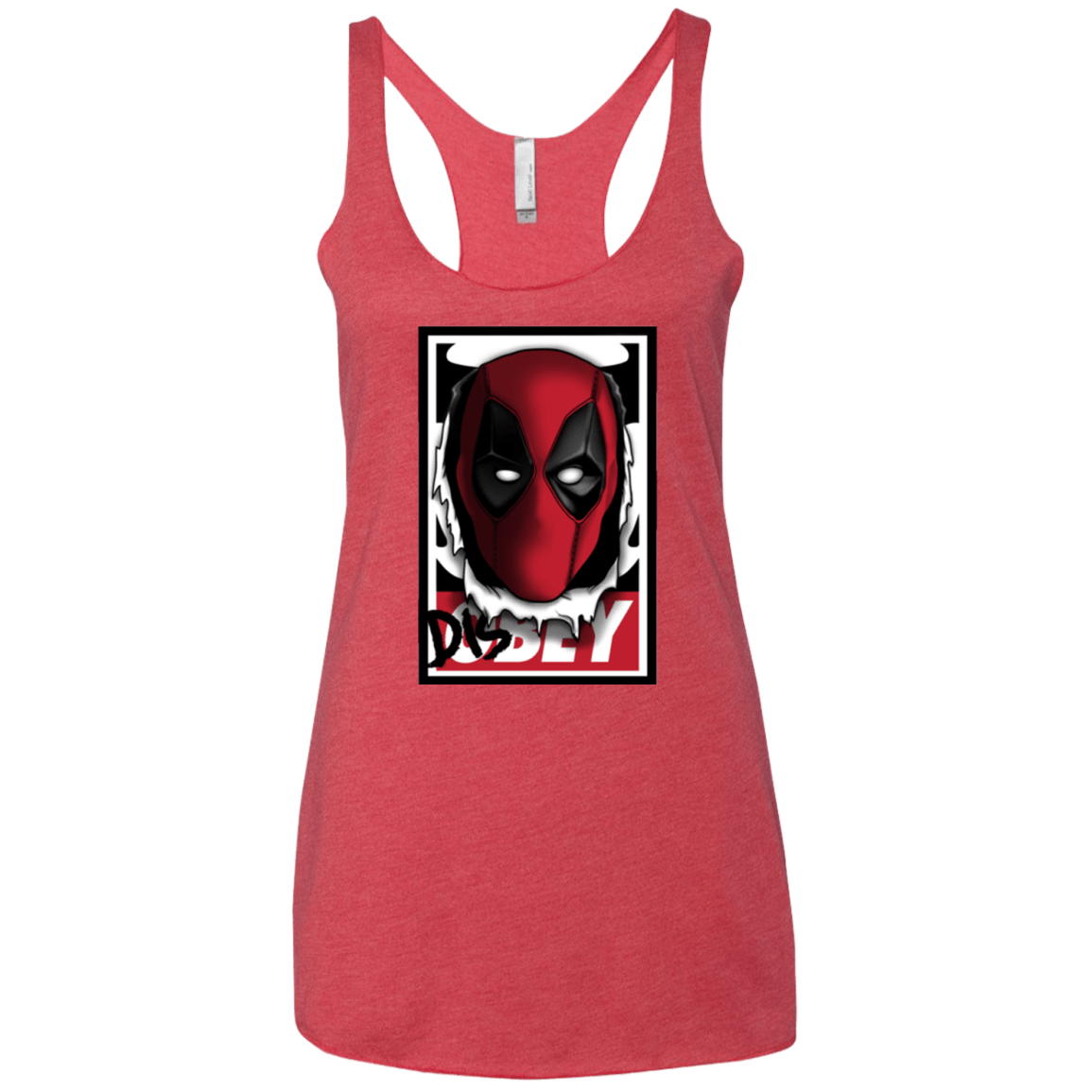 T-Shirts Vintage Red / X-Small Hi there Women's Triblend Racerback Tank