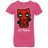 T-Shirts Hot Pink / YXS Hi Yukio Girls Premium T-Shirt
