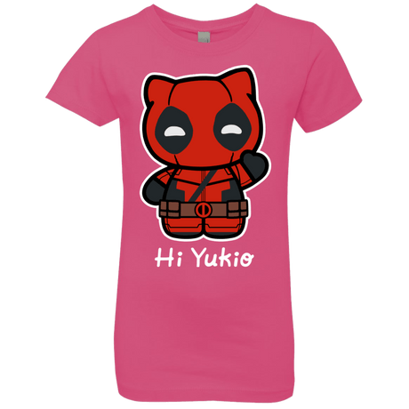 T-Shirts Hot Pink / YXS Hi Yukio Girls Premium T-Shirt