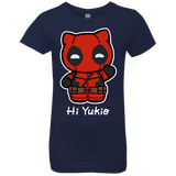 T-Shirts Midnight Navy / YXS Hi Yukio Girls Premium T-Shirt