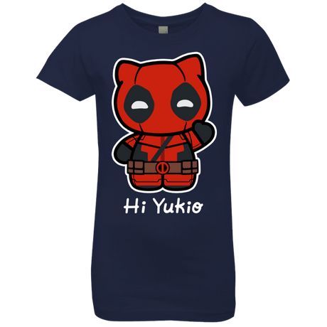 T-Shirts Midnight Navy / YXS Hi Yukio Girls Premium T-Shirt
