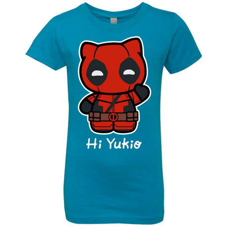 T-Shirts Turquoise / YXS Hi Yukio Girls Premium T-Shirt