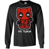 T-Shirts Black / S Hi Yukio Men's Long Sleeve T-Shirt