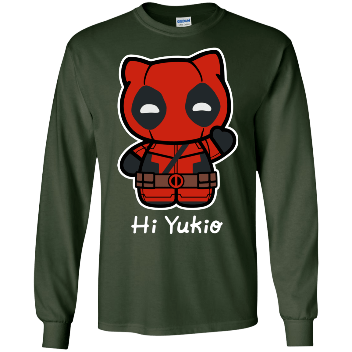 T-Shirts Forest Green / S Hi Yukio Men's Long Sleeve T-Shirt