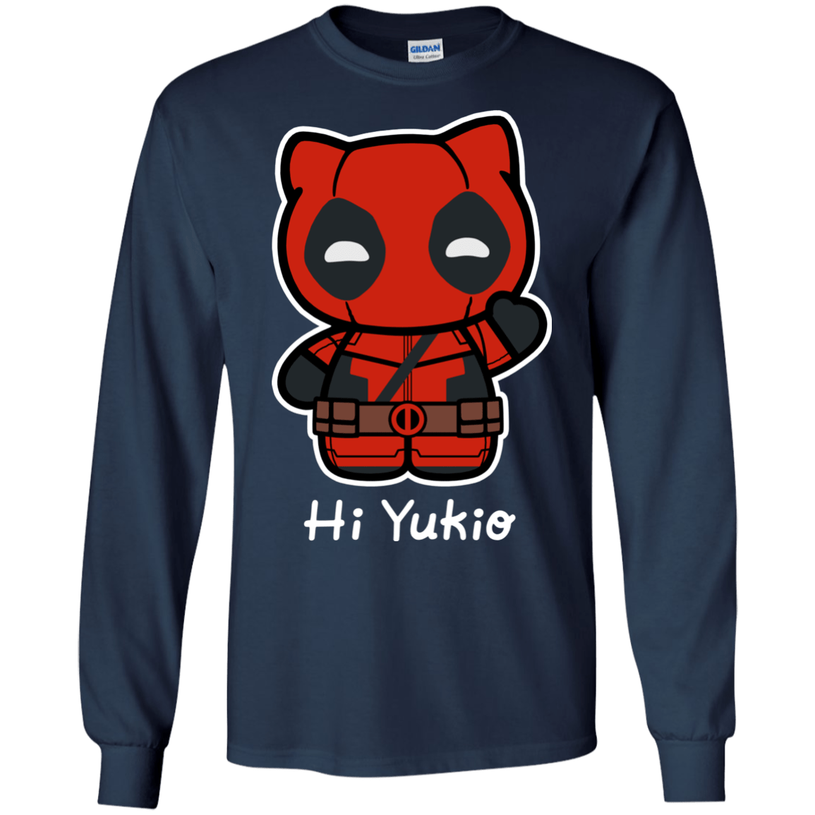 T-Shirts Navy / S Hi Yukio Men's Long Sleeve T-Shirt