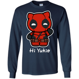 T-Shirts Navy / S Hi Yukio Men's Long Sleeve T-Shirt