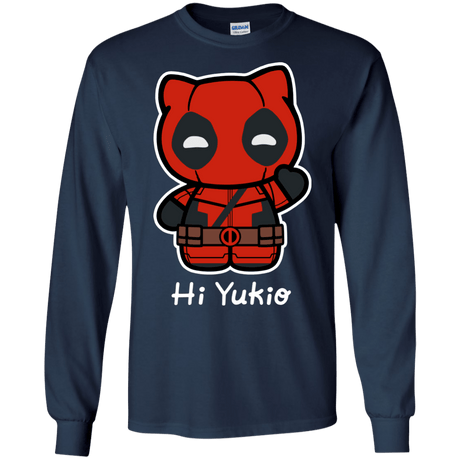 T-Shirts Navy / S Hi Yukio Men's Long Sleeve T-Shirt