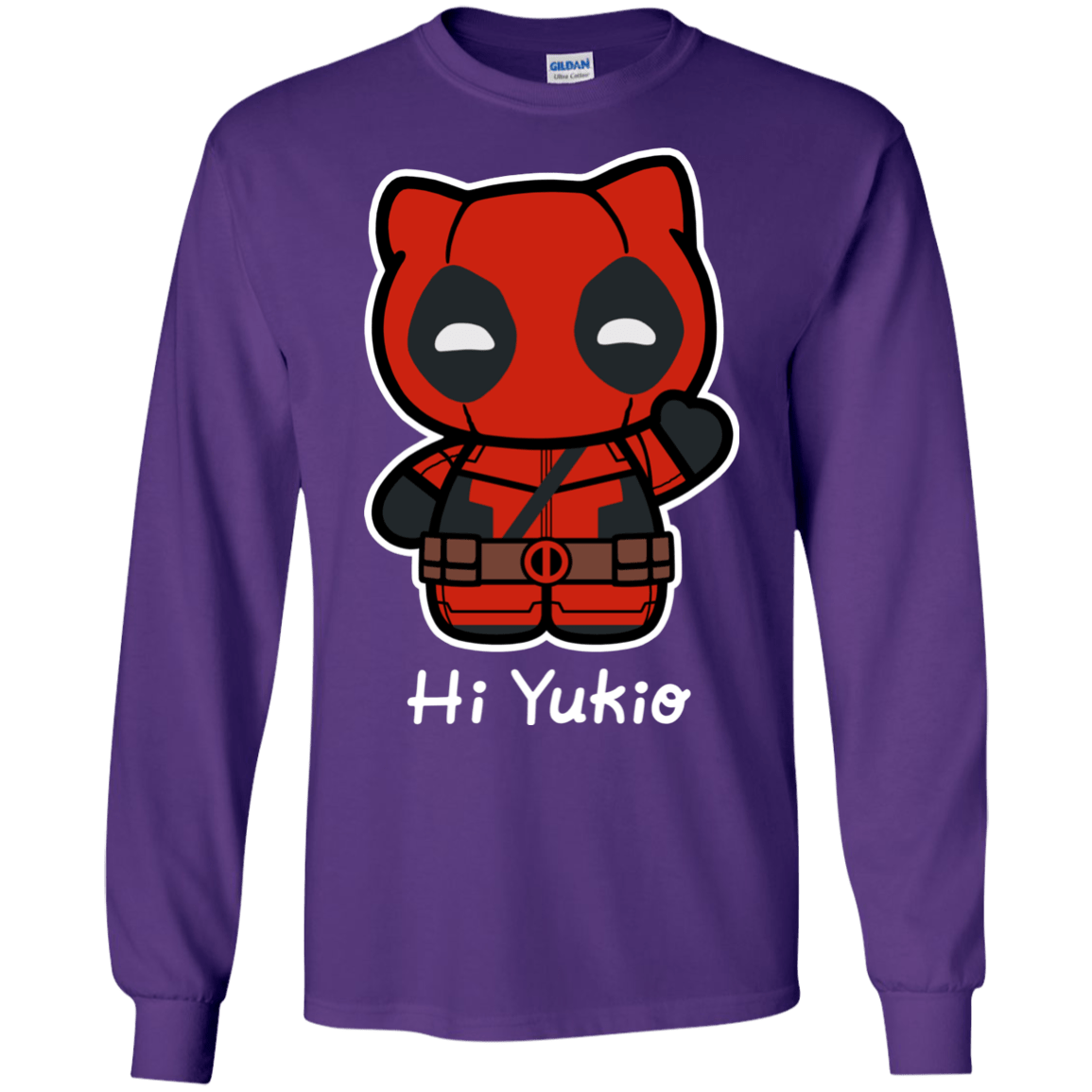 T-Shirts Purple / S Hi Yukio Men's Long Sleeve T-Shirt