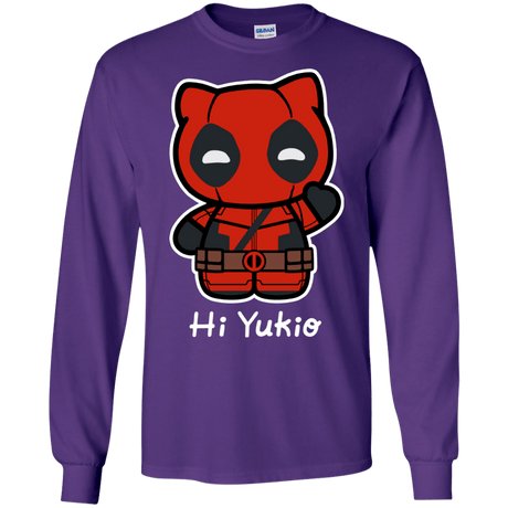 T-Shirts Purple / S Hi Yukio Men's Long Sleeve T-Shirt