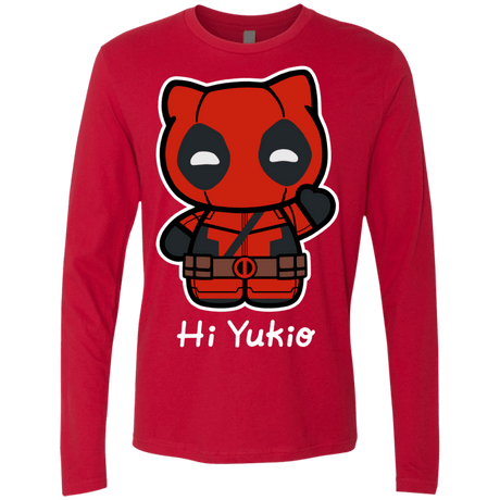 T-Shirts Red / S Hi Yukio Men's Premium Long Sleeve