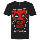 T-Shirts Black / X-Small Hi Yukio Men's Premium V-Neck