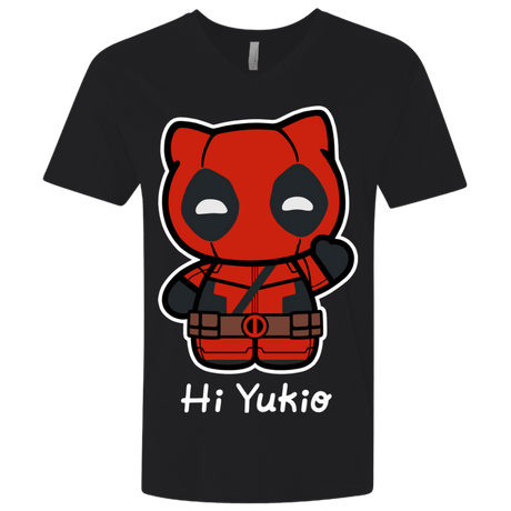 T-Shirts Black / X-Small Hi Yukio Men's Premium V-Neck