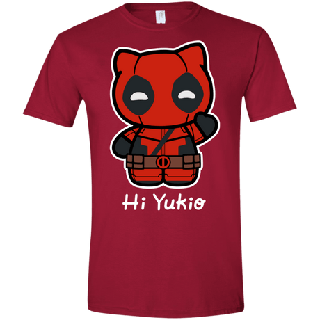 T-Shirts Cardinal Red / S Hi Yukio Men's Semi-Fitted Softstyle