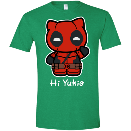 T-Shirts Heather Irish Green / S Hi Yukio Men's Semi-Fitted Softstyle