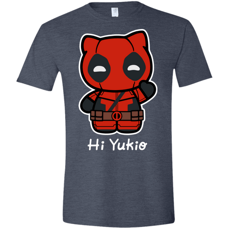 T-Shirts Heather Navy / S Hi Yukio Men's Semi-Fitted Softstyle