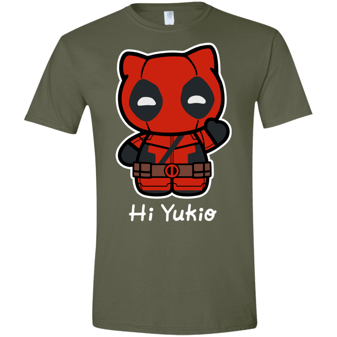 T-Shirts Military Green / S Hi Yukio Men's Semi-Fitted Softstyle