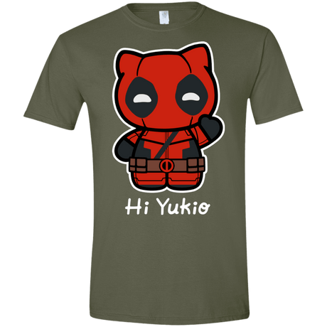 T-Shirts Military Green / S Hi Yukio Men's Semi-Fitted Softstyle