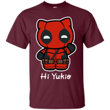 T-Shirts Maroon / S Hi Yukio T-Shirt
