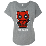 T-Shirts Premium Heather / X-Small Hi Yukio Triblend Dolman Sleeve