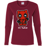T-Shirts Cardinal / S Hi Yukio Women's Long Sleeve T-Shirt