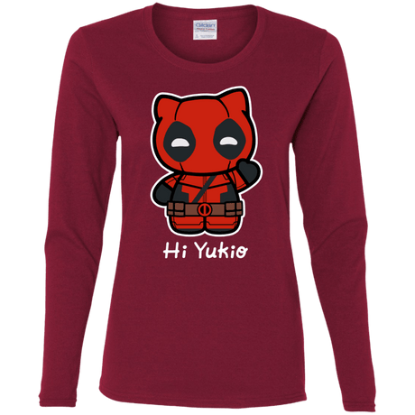 T-Shirts Cardinal / S Hi Yukio Women's Long Sleeve T-Shirt