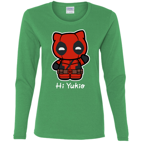 T-Shirts Irish Green / S Hi Yukio Women's Long Sleeve T-Shirt