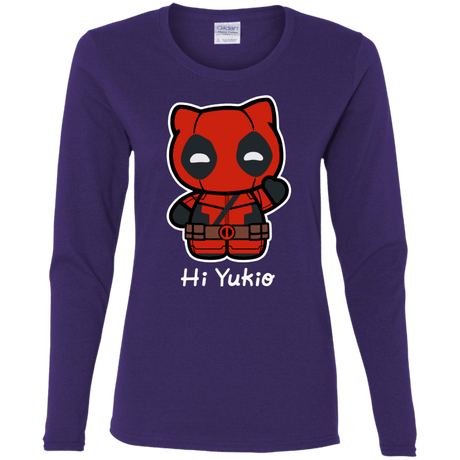 T-Shirts Purple / S Hi Yukio Women's Long Sleeve T-Shirt