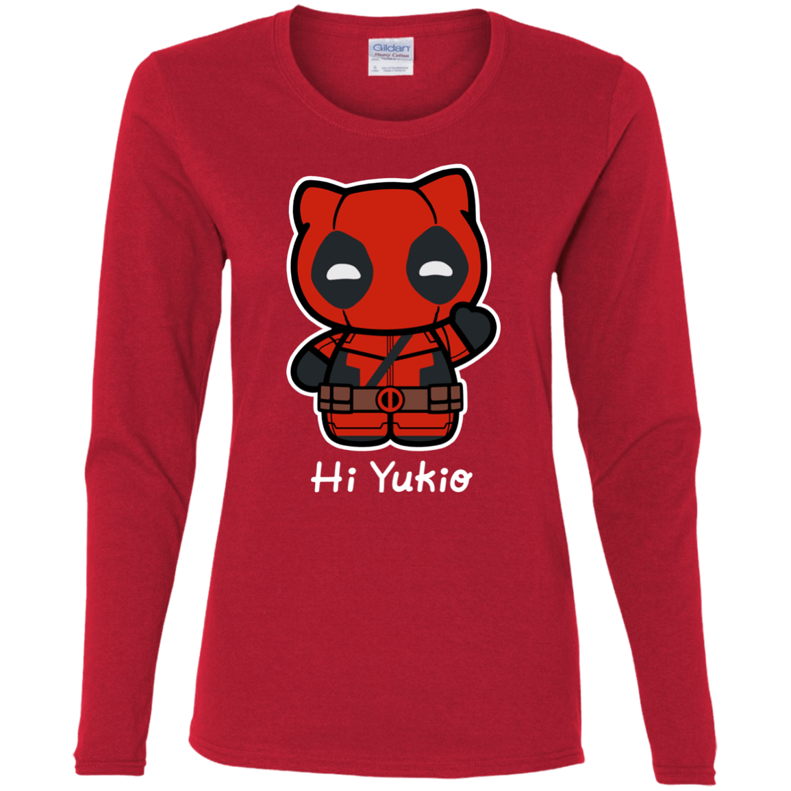 T-Shirts Red / S Hi Yukio Women's Long Sleeve T-Shirt