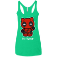 T-Shirts Envy / X-Small Hi Yukio Women's Triblend Racerback Tank