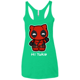 T-Shirts Envy / X-Small Hi Yukio Women's Triblend Racerback Tank