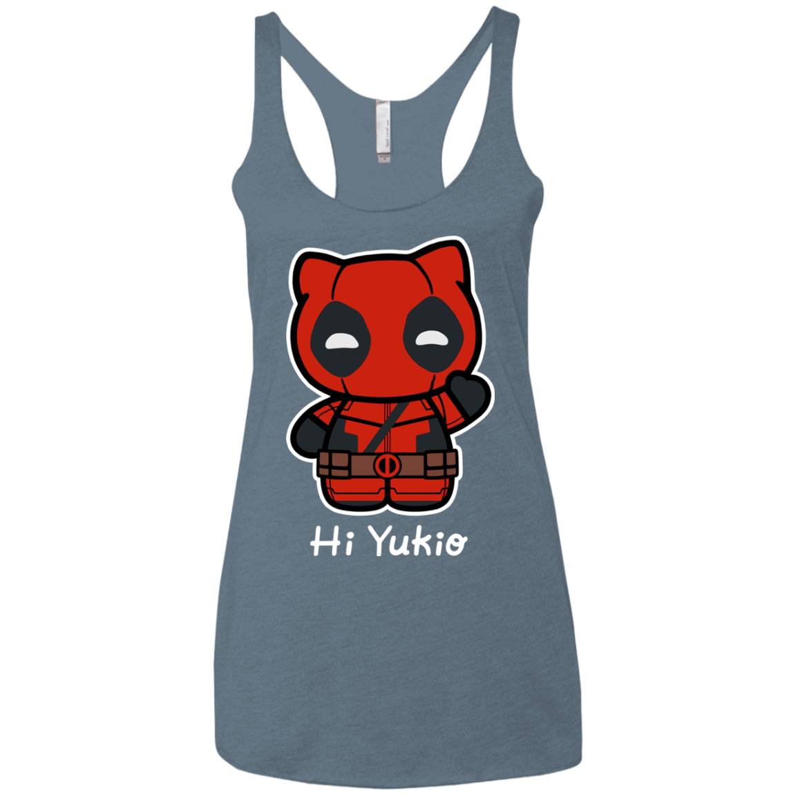 T-Shirts Indigo / X-Small Hi Yukio Women's Triblend Racerback Tank