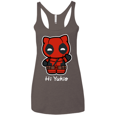 T-Shirts Macchiato / X-Small Hi Yukio Women's Triblend Racerback Tank