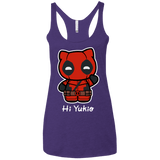 T-Shirts Purple Rush / X-Small Hi Yukio Women's Triblend Racerback Tank