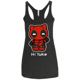 T-Shirts Vintage Black / X-Small Hi Yukio Women's Triblend Racerback Tank