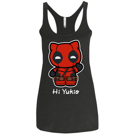 T-Shirts Vintage Black / X-Small Hi Yukio Women's Triblend Racerback Tank