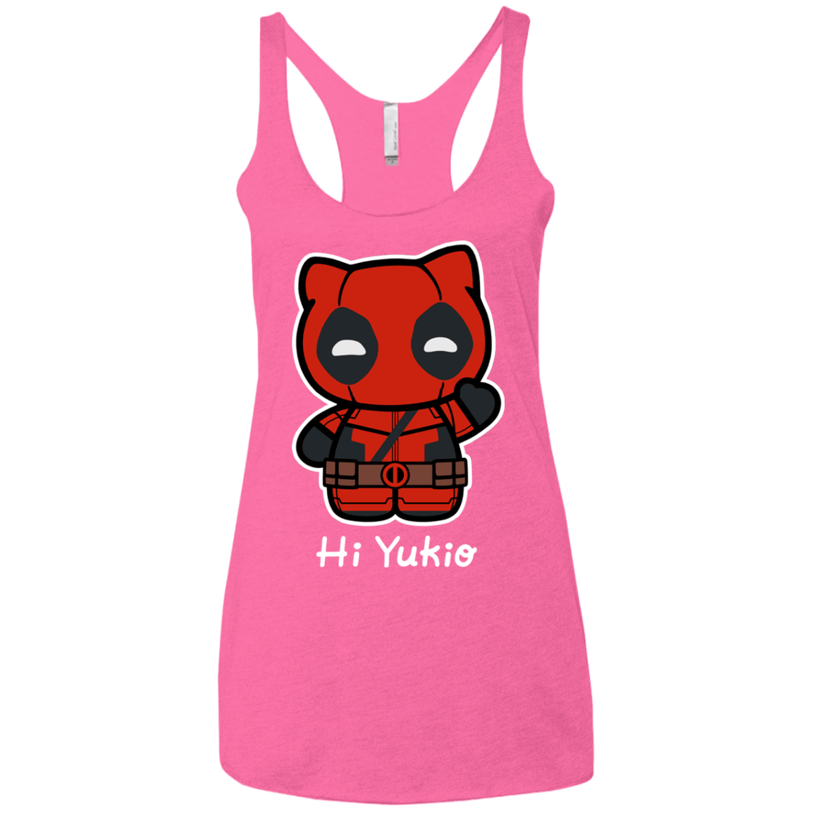 T-Shirts Vintage Pink / X-Small Hi Yukio Women's Triblend Racerback Tank