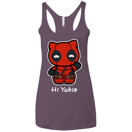T-Shirts Vintage Purple / X-Small Hi Yukio Women's Triblend Racerback Tank