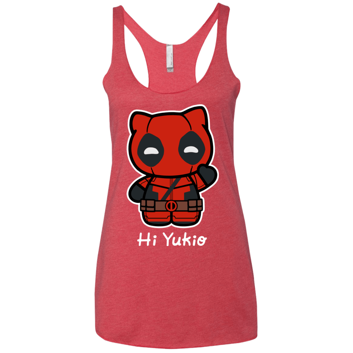 T-Shirts Vintage Red / X-Small Hi Yukio Women's Triblend Racerback Tank