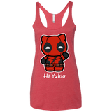 T-Shirts Vintage Red / X-Small Hi Yukio Women's Triblend Racerback Tank
