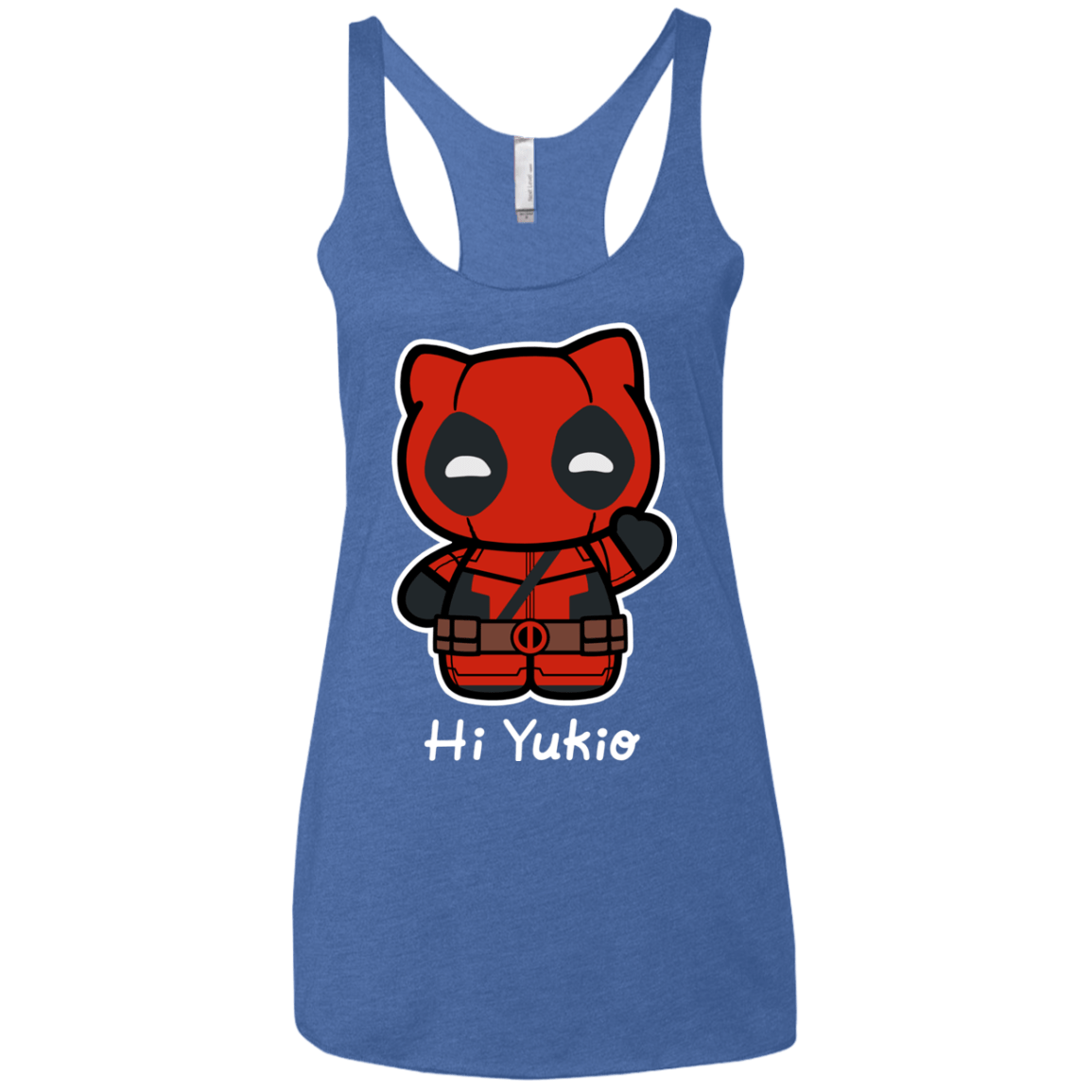 T-Shirts Vintage Royal / X-Small Hi Yukio Women's Triblend Racerback Tank