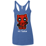 T-Shirts Vintage Royal / X-Small Hi Yukio Women's Triblend Racerback Tank